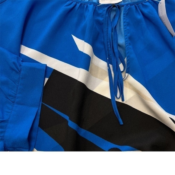 NEW York & Company Dolman Batwing Banded Blouse Top‎ Women’s Medium M - Picture 3 of 6